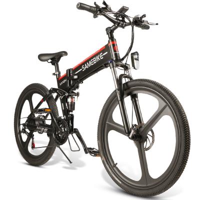 중국 26 Inch 21 Speed Mountain Electric Bike 10 Ah Lithium Battery 판매용