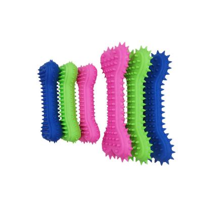 China Eco-Friendly Interactive Bite Boredom Shape Bone Shape TPR Dog Dog Chew Toys Viable Wholesale Hot Selling Resistant Rubber Toys for sale