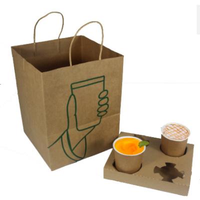 China Recycled Materials Custom Paper Bag With Logo for sale