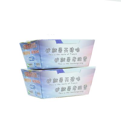 China Eco Friendly Disposable Kraft Paper Takeout Lunch Box for sale