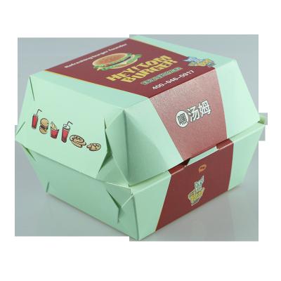 China White Disposable Greaseproof Card Board Food Grade Food Packaging Paper Box for sale