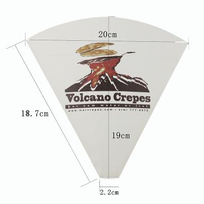 China Disposable Customized Paper Bag Cone For French Fries for sale