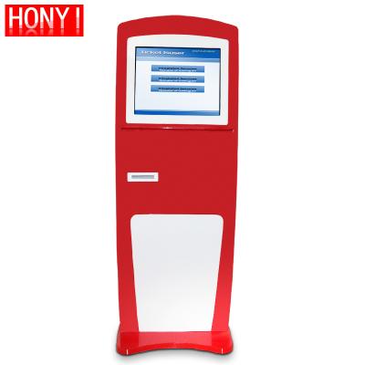 China Indoor 17 Inch Customer Service Counter LCD Display QMS Queue Management System for sale