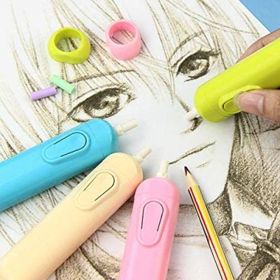 China Electric Art Pencils Drawing Sketching Drafting Office Eraser Green Artists for sale