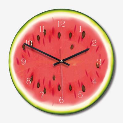 China Radio 12 inch Preciser Decorative Printed Acrylic Wall Clocks for sale