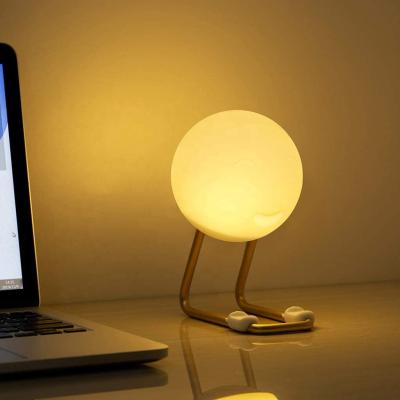 China Modern Creative Bracket Smiley Light USB Night Light Bedroom Table Lamp Gift Light Mobile Phone Bracket for sale