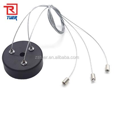 China Easy To Install Various Styles 1.5mm Cable Light Fixture With Branch For Led Panel Light for sale