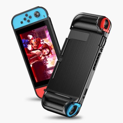 China Protective Anti-drop TPU Cover Heavy Duty Case for Nintendo Switch Oled with Shock Absorption Anti-scratch (Black, Blue, Red) for sale