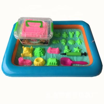 China PVC Factory Directly Magic Cotton Educational Stretchy Sand Toy Sticky Sand for sale