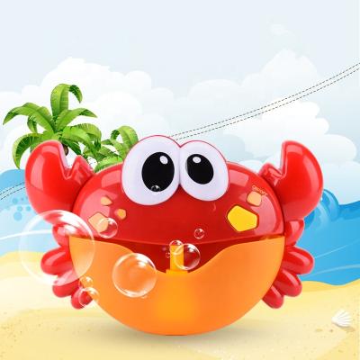 China Plastic Lightweight Electric Automatic Crab Bubble Machine Toy Crab Bubble Blowing Children Kids Bubble Toy for sale