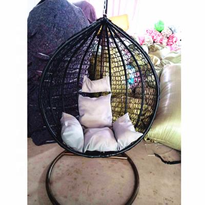 China Outdoor Furniture Hot Sales Egg Nest Shaped Swing Wicker Chair Rattan Hammock Hanging Furniture, Egg Hammock Chair for sale