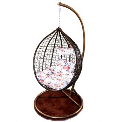 China Spring Outdoor Most Popular Comfortable Stylish Comfortable Outdoor Rattan Furniture Egg Hanging Chair for sale