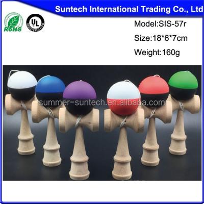 China standard wooden game Kendama for wholesale, beech wood Kendama toy, maple wood Kendama toy for sale