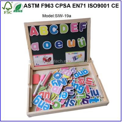 China Educational Gifts Toys 2016 Kids Wooden Magnetic Drawing Board for sale