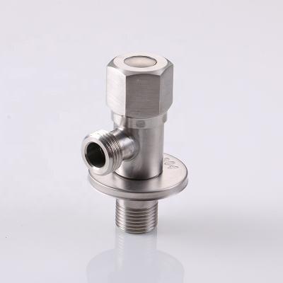 China Green Long Life Time 304 Stainless Steel Mixer Angle Valve Water Switch for sale