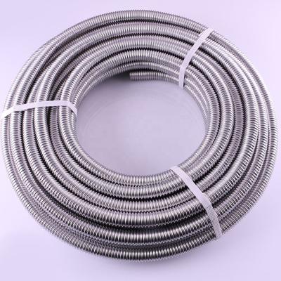 China Long Service Life DN 25 Flexible Annular Corrugated Stainless Steel Metallic Flexible Industrial Vacuum Pipes for sale