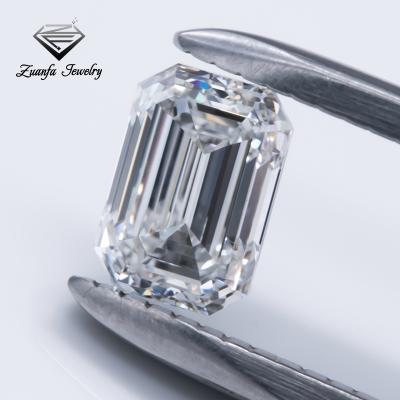 China Jewel-Making Zuanfa Wholesale HPHT CVD Diamond IGI Certificate CVD Loose Diamond Emerald for sale