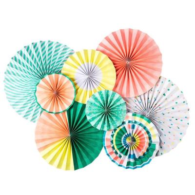 China 2021 New Technology Professional Paper Making Paper Folding Party Fans for sale