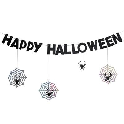 China - Halloween Bunting Garland Party Decoration Supplies Felt Party Hats for sale