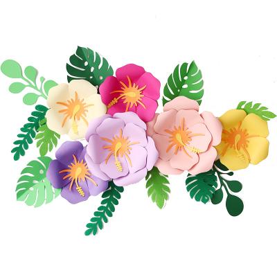 China - Simple 30cm photo studio wedding wedding large-scale layout simple three-dimensional paper flowers for sale