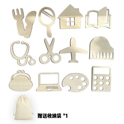 China - woods a set of 12 pieces of photo and photography props for the one year old forest log baby's crochet week party for sale