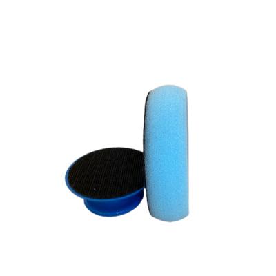 China Wholesale High Efficiency Car Waxing Handle Tool Car Wash Sponge Car Beauty Care Supplies Polishing Manual Waxing Sponge for sale