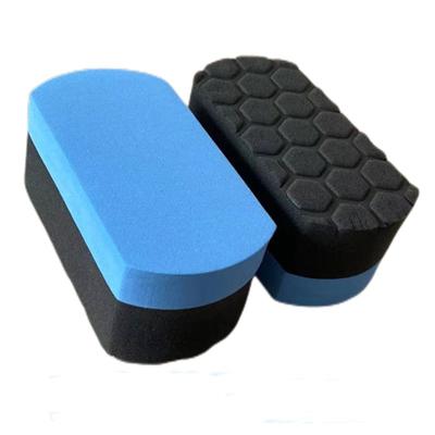 China High Efficiency Car Polishing and Waxing Sponge Block Car Wash Sponge Car Beauty Sponge Crystal Plating Cleaning Tool for sale