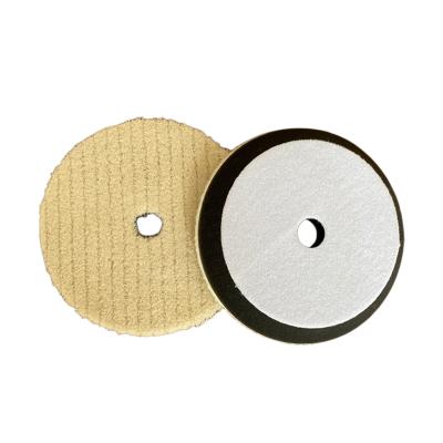 China High Efficiency 3 Inch 80mm Automobile Japanese Wool Disc Wheel Wool Polishing Polishing Ball for sale