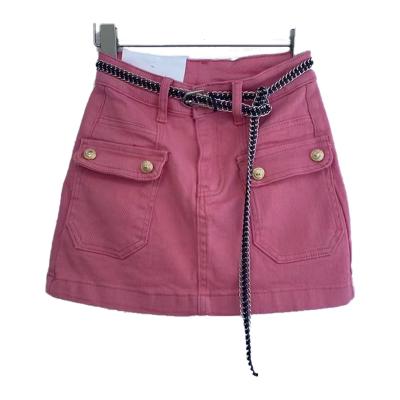 China 2020 New Arrival Fashion Mini Denim Skirt Fashionable Jean Skirt Anti-static Blue Jeans Short Skirt for sale