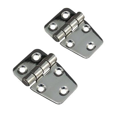 China Marine Hinge Stainless Steel Marine Boat Deck Door Long Offset Double Butt Hinge for sale