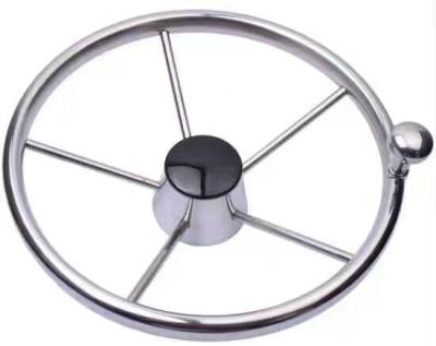 China Boat/Yacht 3/5 Spoke Stainless Steel Steering Wheel Boat Steer for sale