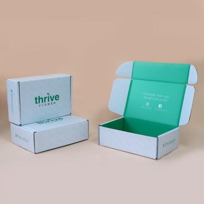 China Recycled Materials Custom Corrugated Folding Mailer Boxes Packaging for sale