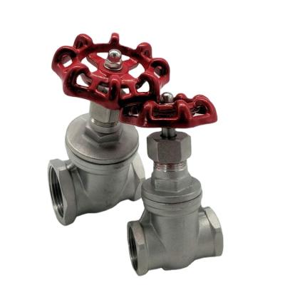 China General China Supplier Price Good Price Water Stainless Steel Manual Valve 1/2 - 4 Inch Female Thread Inch Gate Valve for sale