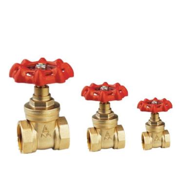 China General China Supplier Good Price Water Brass Manual Valve 1/2 - 4 Inch Female Thread Inch Gate Valve for sale