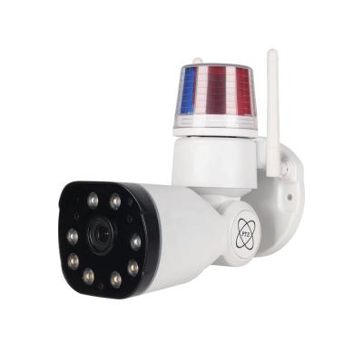 China BESTECH 2MP Wireless Auto Bullet Tracking Integrated Bullet Tracking Pint Camera 4mm Outdoor Light Alert White Color for sale