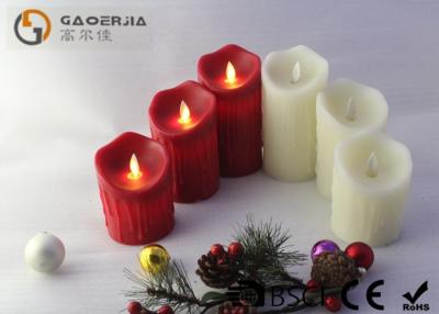 China Eco Friendly Moving Flame Led Candles Waterproof OEM / ODM Available for sale