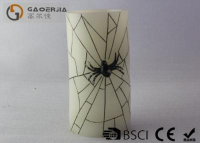 China Spider Shape Battery Operated Halloween Candles With Remote Control for sale