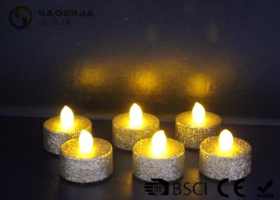 China Indoor / Outdoor Led Tea Light Candles With Dusted  Long Operating Life set of 6 for sale