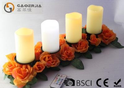 China Battery Operated Advent Candles , Flameless Candles With Remote for sale