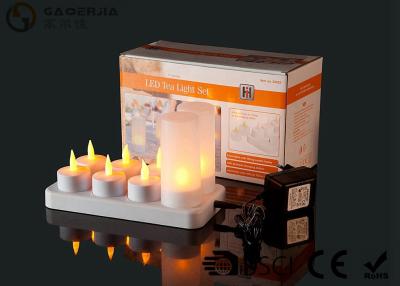 China 4set / 6set / 8set / 12set Rechargeable Tea Lights With Remote Control for sale