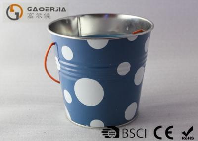 China Multi Function White Burning Candle / Indoor Mosquito Candles With Iron Bucket for sale