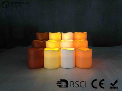 China Small Led Pillar Candles / Flameless Pillar Candles With Timer for sale