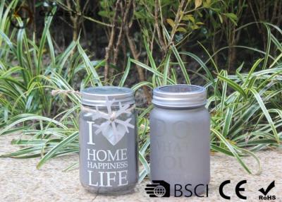 China Customized Mason Jar Led Solar Lights , Solar Powered Mason Jar Lantern for sale