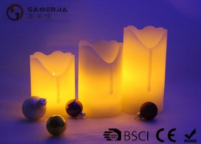 China Beautiful Flameless Electric Candles , Electric Pillar Candles Cylinder Shape for sale