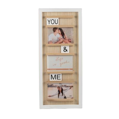 China Wholesale High Quality Decorative Photo Frame Wood Frame With Words Decorative Picture Frame for sale