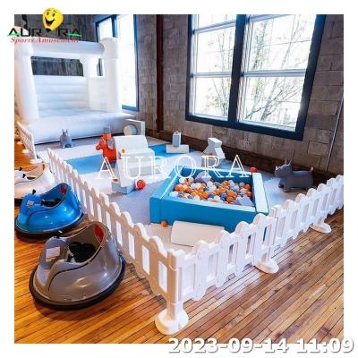 China White And Blue Customized Soft Play Most Popular Indoor Kids Soft Play Center for sale