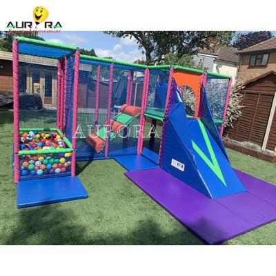 Cina Bambini Rampa Soft Play Scuola Cornice Con Set di arrampicata Centro di cura all' aperto in vendita