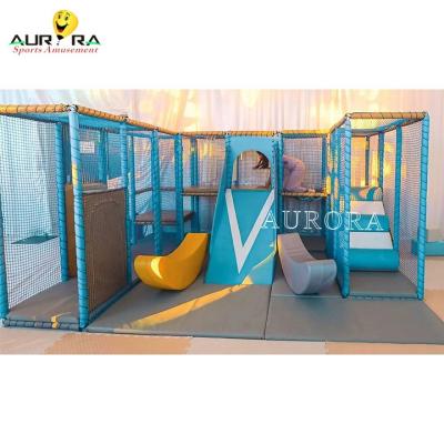 China Niños de suelo de juego suave escalando con juego interior y exterior juego de PU conjunto en venta