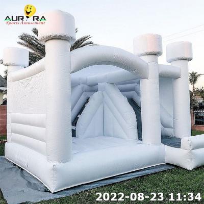 China Inflatable Bounce House Outdoor Custom White Inflatable Wedding Bounce Castle for sale