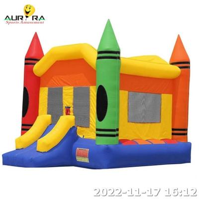 China Bounce House Inflatable Slide For In Ground Pool Moon Houses Blower Mini for sale